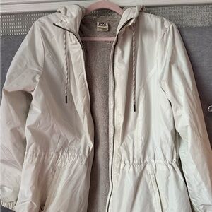 Avalanche Women's Off-White Hooded Ski Jacket